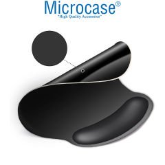 Microcase DS104 Kaydırmaz Silikon Tabanlı Fil Baskılı Bilek Destekli Mouse Pad 22x25cm - AL3825
