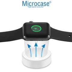 Microcase Apple Watch için Type-C Manyetik Şarj Cihazı 1m - Beyaz AL2720