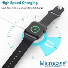 Microcase Apple Watch için Type-C Manyetik Şarj Cihazı 1m - Beyaz AL2720