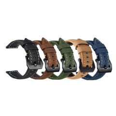 Microcase Honor Watch Magic - Magic 2 46mm - GS Pro için Tokalı Deri Kordon Kayış - KY86