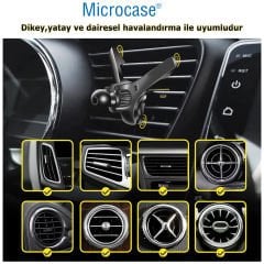 Microcase Oto Araç Tutucu Sağlam Ayarlanabilir Kıskaçlı Tutucu Parçası 17mm-AL4260