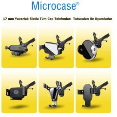 Microcase Oto Araç Tutucu Sağlam Ayarlanabilir Kıskaçlı Tutucu Parçası 17mm-AL4260