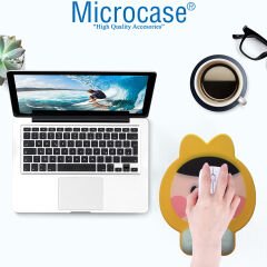 Microcase DS109 Kaydırmaz Silikon Tabanlı Çoçuk Yüzü Baskılı Bilek Destekli Mouse Pad 22x28cm - AL3830