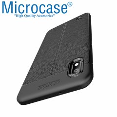 Microcase Samsung Galaxy A10 Leather Silikon Kılıf + CAM (SEÇİN)