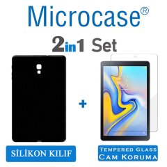 Samsung Galaxy Tab A 10.5 T590 T595 Silikon Kılıf + Ekran Koruma