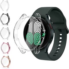Microcase Samsung Galaxy Watch4 44mm Önü Kapalı Tasarım Silikon Kılıf