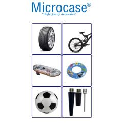 Microcase Basınç Göstergeli 100 PSI Ayak Pompası Araba Bisiklet Motor Lastik Pompası - AL3812