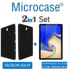 Samsung Galaxy Tab S4 10.5 T830 T835 Silikon Kılıf + Ekran Koruma