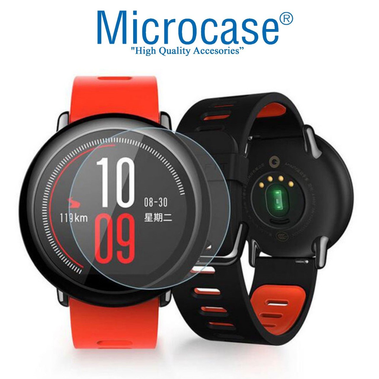 Xiaomi Amazfit Pace Darbe Emici Esnek Ekran Koruma Filmi