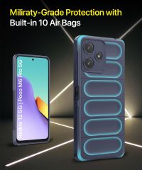 Microcase Xiaomi Poco M6 Pro 5G-Redmi 12 5G Miami Serisi Darbeye Dayanıklı Silikon Kılıf - AL3420