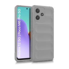 Microcase Xiaomi Poco M6 Pro 5G-Redmi 12 5G Miami Serisi Darbeye Dayanıklı Silikon Kılıf - AL3420