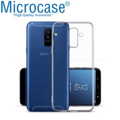 Microcase Galaxy A6 2018 Plus İnce Silikon Kılıf + Ekran Koruma
