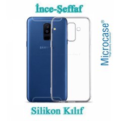 Microcase Galaxy A6 2018 Plus İnce Silikon Kılıf + Ekran Koruma
