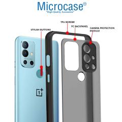Microcase OnePlus Nord N10 5G London Sert Kılıf - Buzlu Siyah