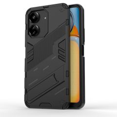 Microcase Xiaomi Redmi 13C 4G / POCO C65 Matrix Serisi Armor Standlı Perfect Koruma Kılıf - Siyah Al3416