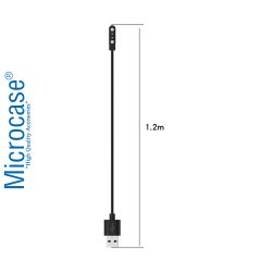 Microcase Oppo Watch Free Manyetik Şarj Kablosu 120 cm Siyah - AL2819
