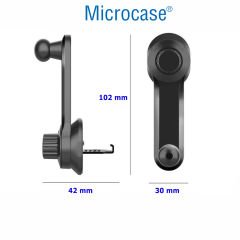 Microcase Oto Araç Tutucu Sağlam Ayarlanabilir Kıskaçlı Tutucu Parçası 17mm-AL4262