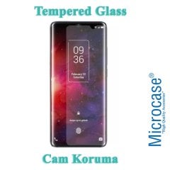 Microcase TCL 10 Pro Tempered Glass Cam Ekran Koruma