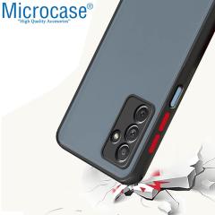 Microcase Samsung Galaxy M52 5G London Sert Kılıf - Buzlu Siyah