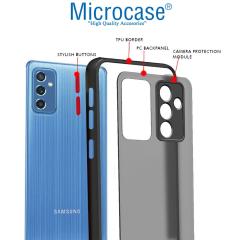 Microcase Samsung Galaxy M52 5G London Sert Kılıf - Buzlu Siyah
