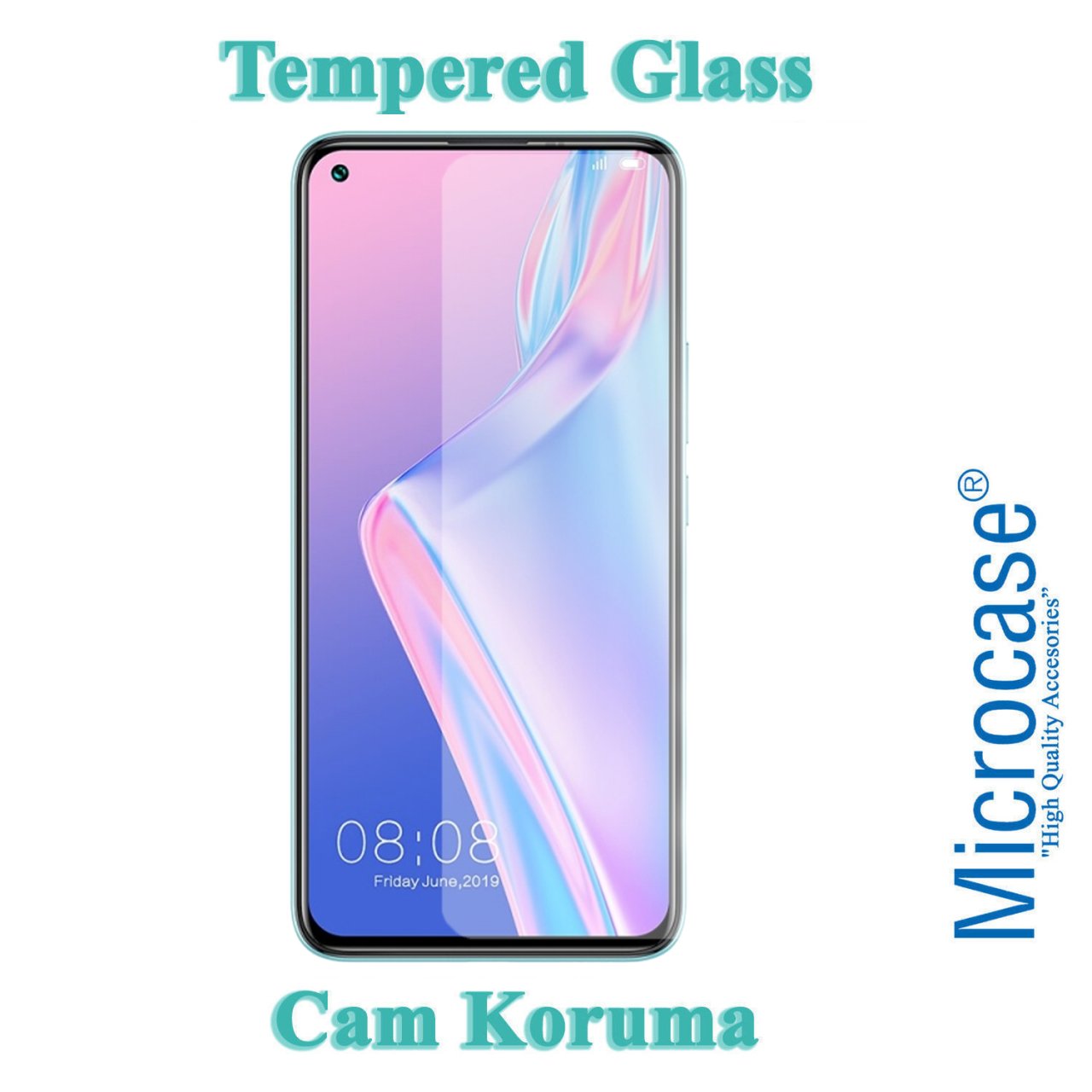 Microcase Elephone U3H Tempered Glass Cam Ekran Koruma
