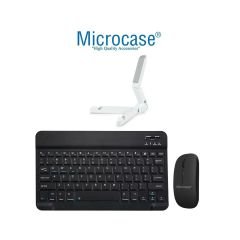 Microcase Casper VIA S40 10.4 inch FHD Tablet  Bluetooth Klavye (TR Sticker) + Bluetooth Mouse + Tablet Standı - AL2765