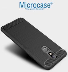 Microcase LG K40 Brushed Carbon Kılıf + CAM
