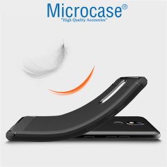 Microcase LG K40 Brushed Carbon Kılıf + CAM