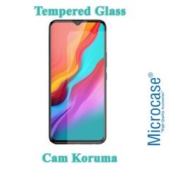 Microcase İnfinix Hot 8 Tempered Glass Cam Ekran Koruma