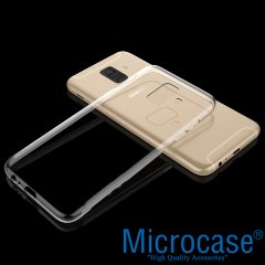 Microcase Samsung Galaxy A6 2018 İnce Silikon Kılıf + Ekran Korum