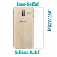 Microcase Samsung Galaxy J7 Duo İnce Silikon Kılıf + Ekran Koruma