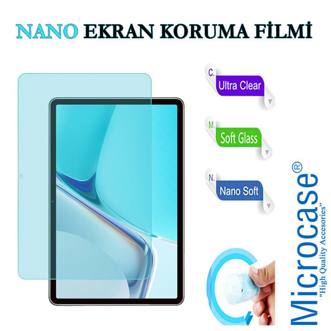 Microcase Huawei Matepad 11 2021 Nano Esnek Ekran Koruma Filmi