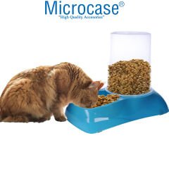 Microcase 2'li 3 lt + 1,75 lt Hazneli Kedi Köpek Su ve Mama Kabı-AL3921