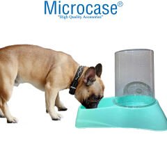 Microcase 2'li 3 lt + 1,75 lt Hazneli Kedi Köpek Su ve Mama Kabı-AL3921