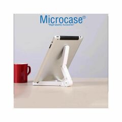 Microcase Samsung Galaxy Tab S9 FE+ Plus SM-X610 12.4 inch Tablet  için Touchpad Bluetooth Klavye (TR Sticker) + Bluetooth Mouse + Tablet Standı - AL2766