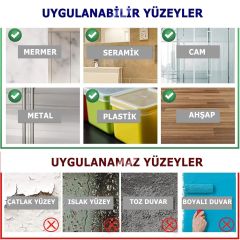 Microcase Güçlü Plastik  Yapışkanlı  Suya Dayanıklı Geçmeli Klips Eşya Sabitleme  Askılığı 3 Adet -Şeffaf AL4267
