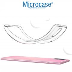 Microcase Samsung Galaxy A71 Ultra İnce 0.2 mm Soft Silikon Kılıf + Tam Kaplayan Çerçeveli Cam