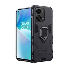 Microcase OnePlus Nord 2T Batman Serisi Yüzük Standlı Armor Kılıf - Siyah