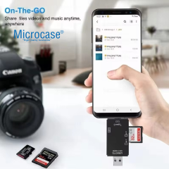 Microcase 6in1 Type-C To USB/Micro SD Card Reader Okuyucu Çevirici - AL5089