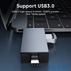 Microcase 6in1 Type-C To USB/Micro SD Card Reader Okuyucu Çevirici - AL5089