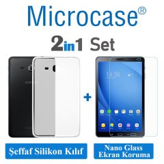 Microcase Samsung Galaxy Tab 3 Lite T110 T113 Silikon Kılıf +Nano