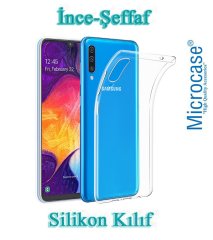 Samsung Galaxy A50 İnce 0.2 mm Silikon Kılıf + CAM (SEÇİN)