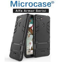 Xiaomi Redmi 6 Alfa Serisi Armor Standlı Kılıf + Ekran Koruma
