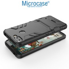 Xiaomi Redmi 6 Alfa Serisi Armor Standlı Kılıf + Ekran Koruma