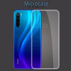 Microcase Xiaomi Redmi Note 8 Ultra İnce 0.2 mm Soft Silikon Kılıf + Tam Kaplayan Çerçeveli Cam