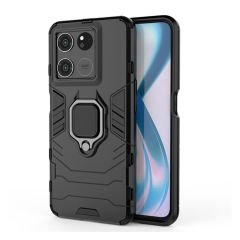 Microcase OnePlus Ace Racing Batman Serisi Yüzük Standlı Armor Kılıf - Siyah