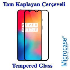 Oneplus 6T 0.2 mm İnce Silikon Kılıf + Tam Kaplayan Cam