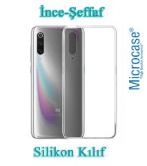 Microcase Xiaomi Mi 9 Pro Ultra İnce 0.2 mm Soft Silikon Kılıf + Tam Kaplayan Çerçeveli Cam