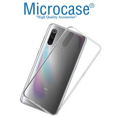 Microcase Xiaomi Mi 9 Pro Ultra İnce 0.2 mm Soft Silikon Kılıf + Tam Kaplayan Çerçeveli Cam
