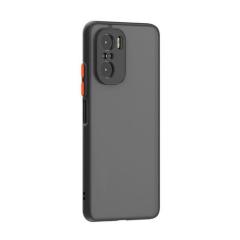 Microcase Xiaomi Mi 11i London Serisi Darbeye Dayanıklı Kılıf - Buzlu Siyah
